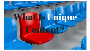 What Is Unique Content