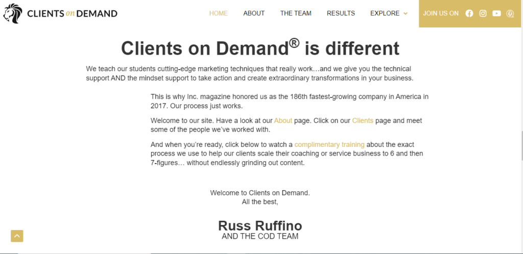 Clients On Demand Review