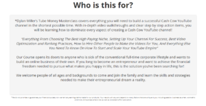 Tube Money Masterclass Review