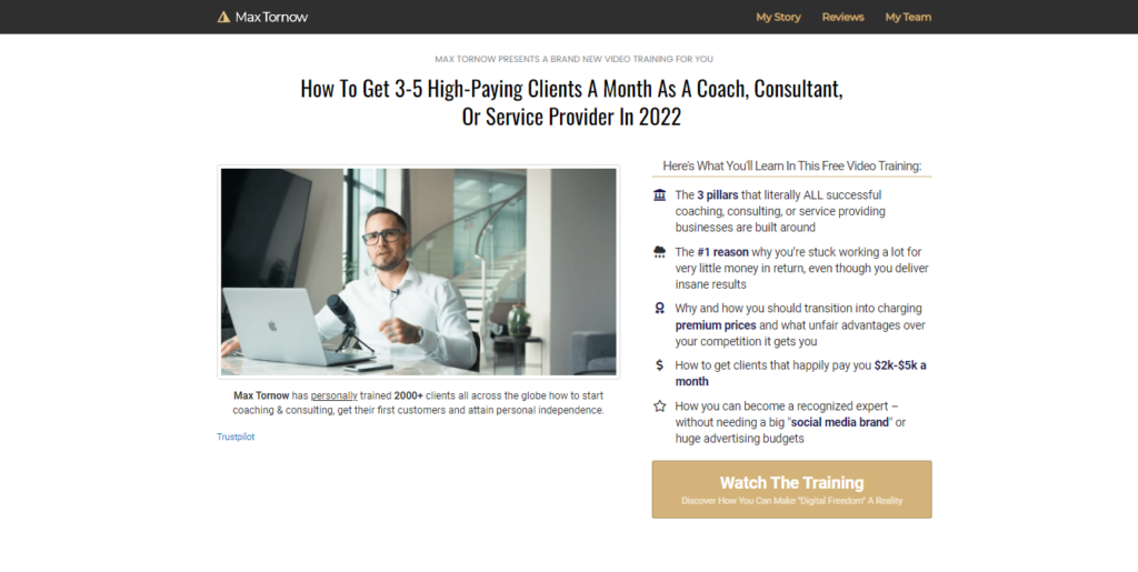 Freedom Business Mentoring Review Is Max Tornow LEGIT?