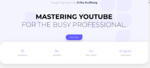 Erika Kullberg Mastering YouTube Course Review